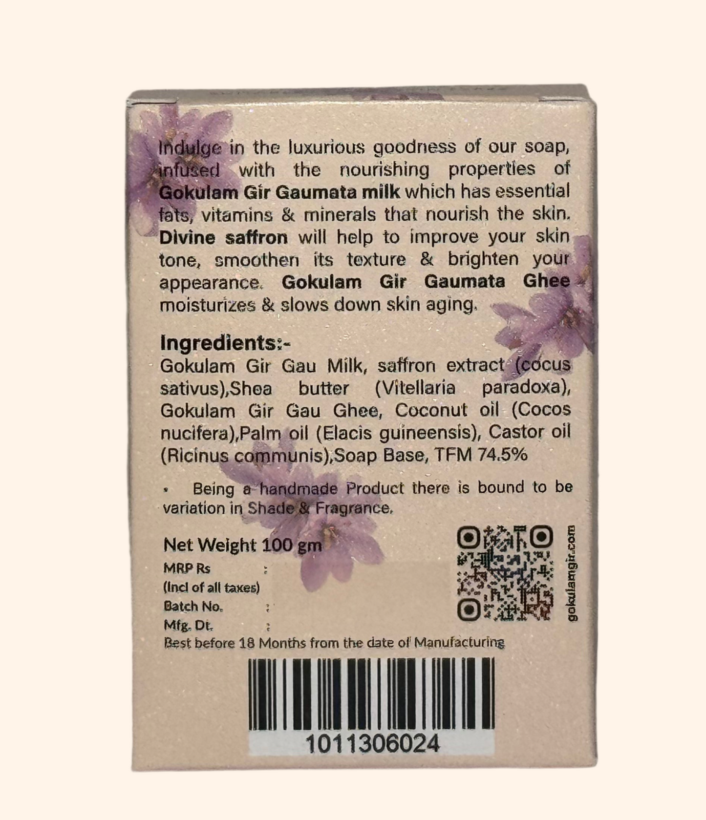 Milk Saffron Soap