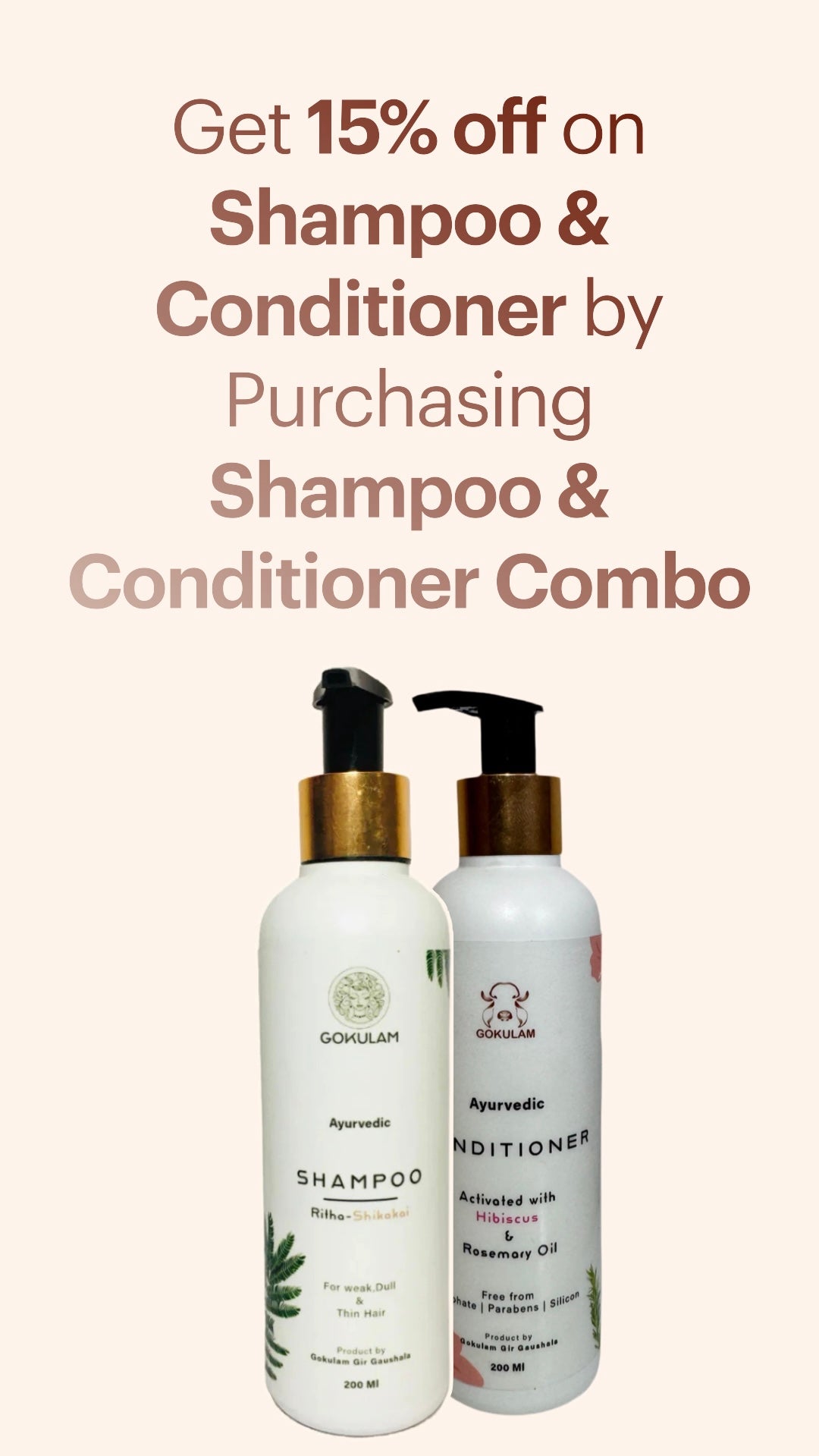 Hair Care (Ritha Shikakai Shampoo-Conditioner)