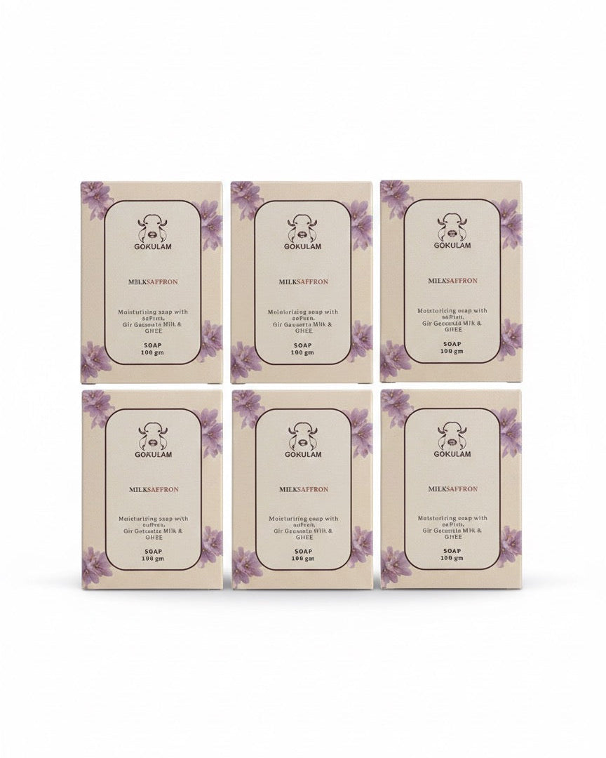 Milk Saffron Soap Bundle