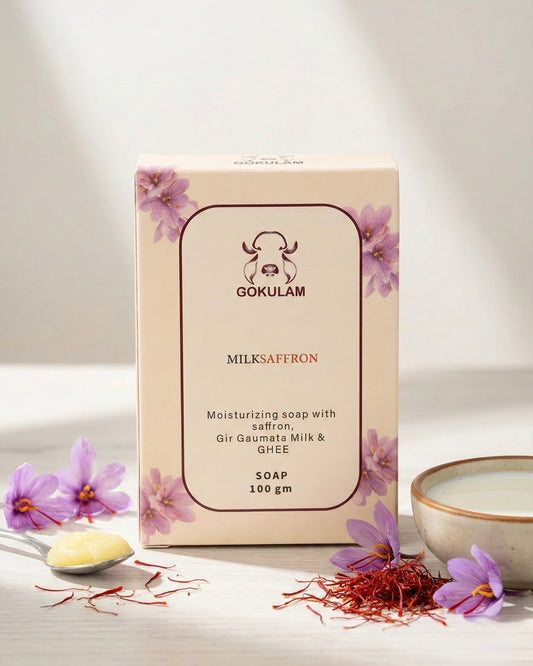 Milk Saffron Soap