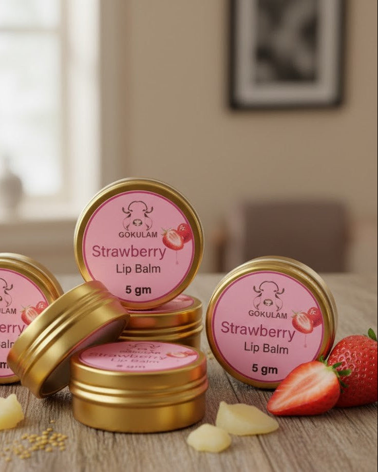 STRAWBERRY Lip Balm – Gokulam
